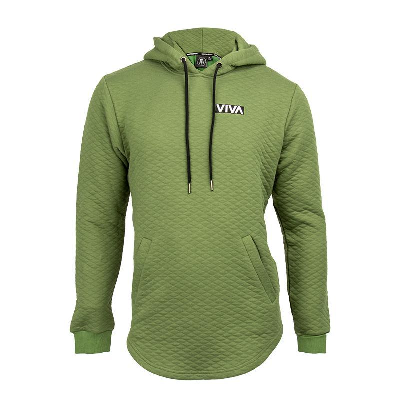 Premium Quilted Viva Hoodie (Green)