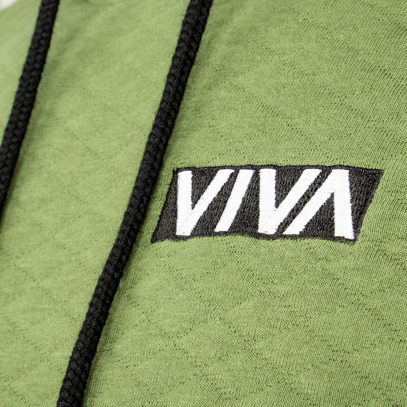 Premium Quilted Viva Hoodie (Green)