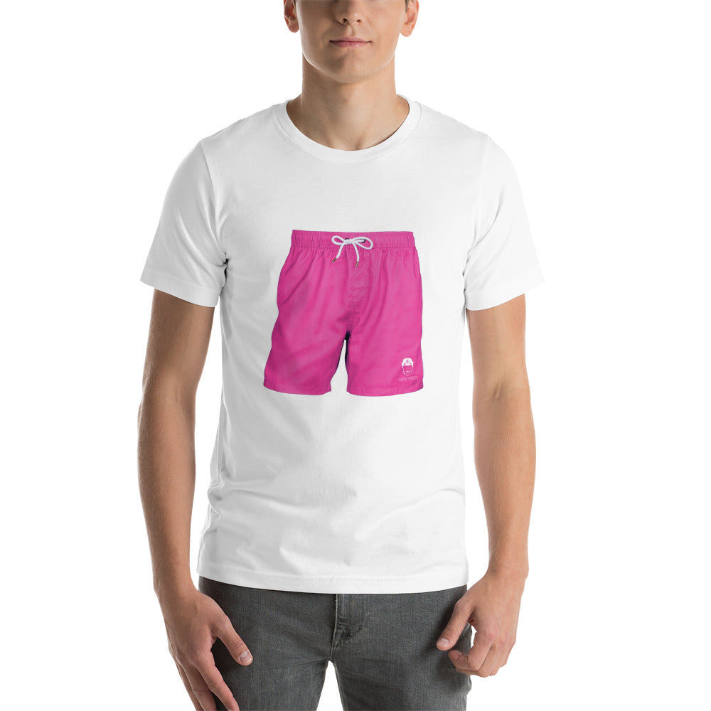 Pink Whitney Shorts Unisex Tee (Printful Test)