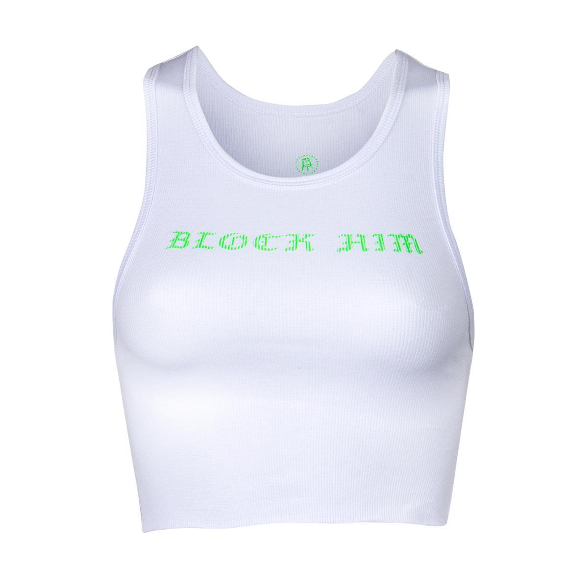 Block Him Cropped Tank